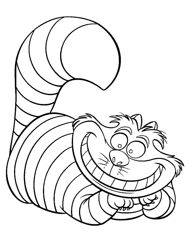 10 Alice in Wonderland Cartoon Coloring Pages for Creative Fun