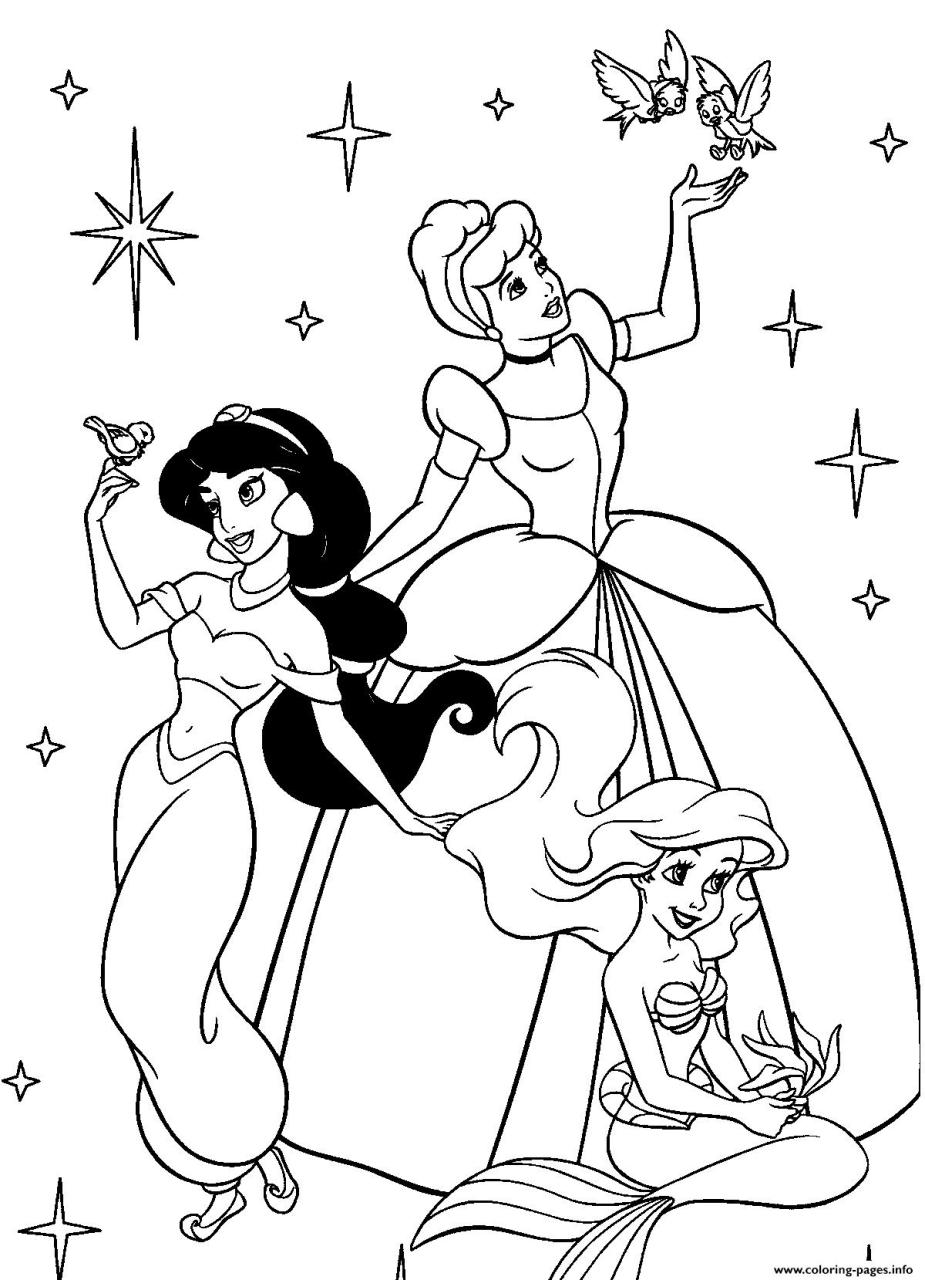 10 Easy Disney Cartoon Coloring Pages to Print