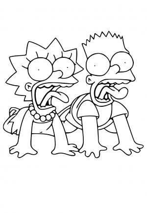 10 Hilarious Simpsons Coloring Pages for Devoted Fans