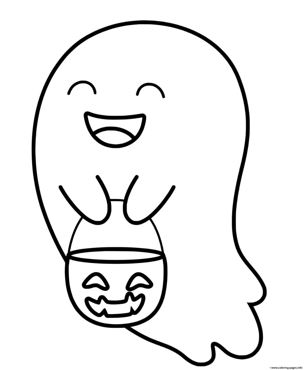 10 Spooktacular Ghost Cartoon Coloring Pages for Kids and Adults