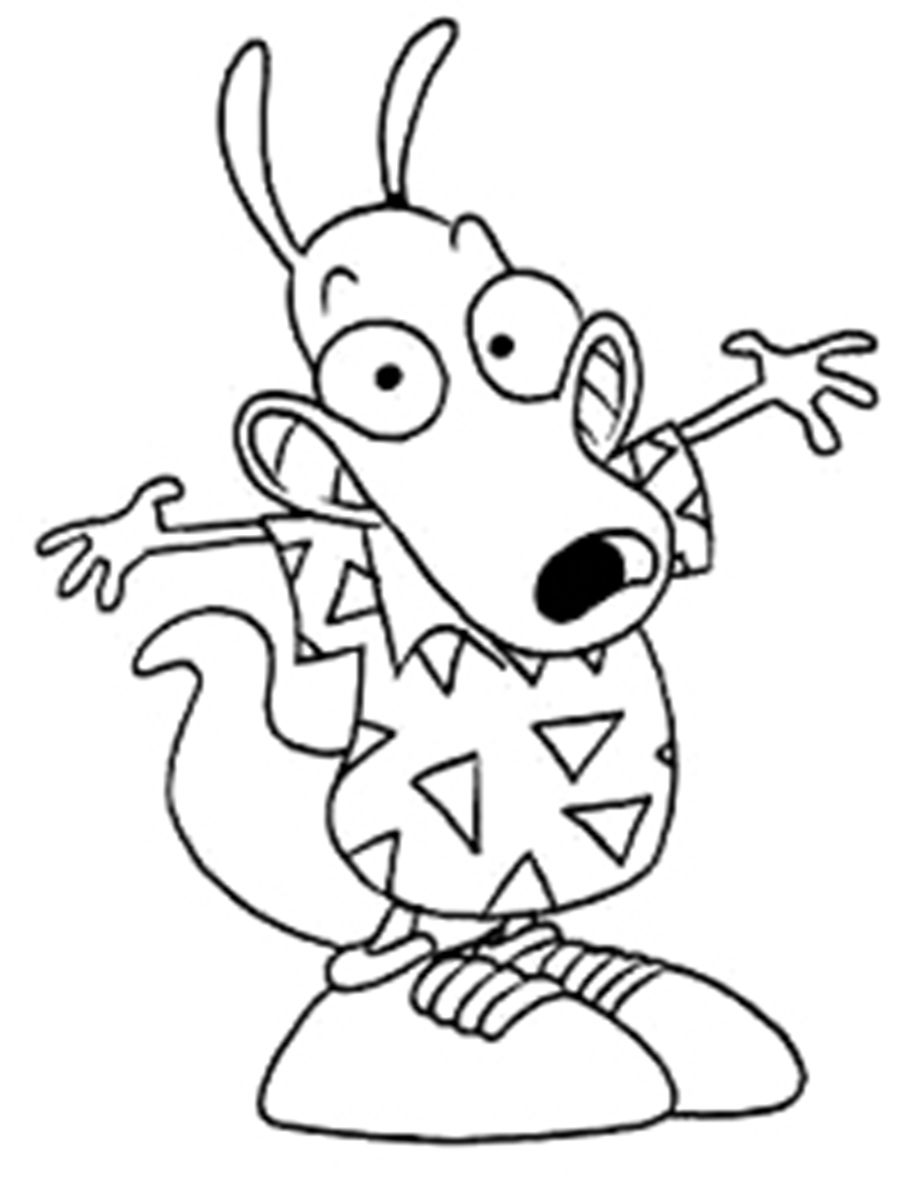 10 Nostalgic 90s Cartoon Coloring Pages to Relive Your Childhood