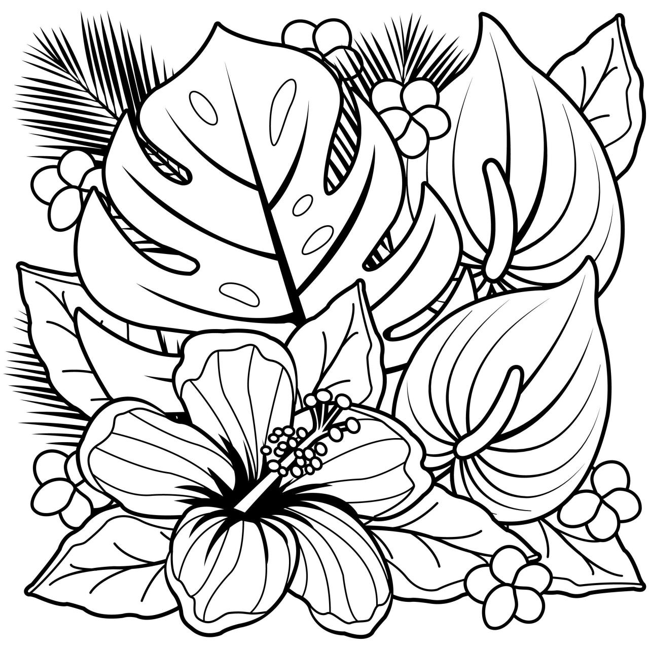 10 Aesthetic Easy Cartoon Coloring Pages to Print