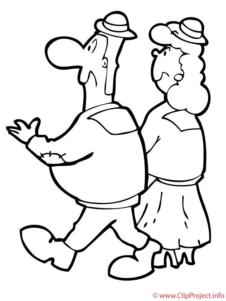 10 Unique Cartoon People Coloring Pages to Download