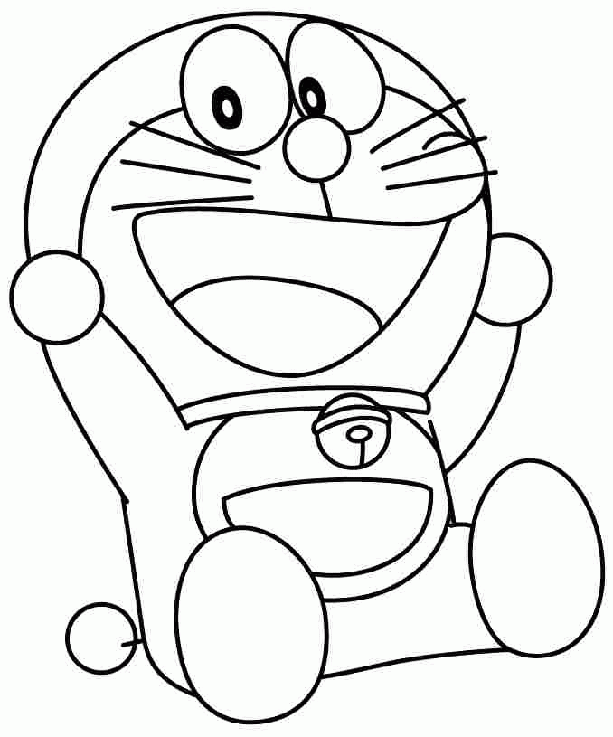 10 Fun Doremon Cartoon Coloring Pages for Kids