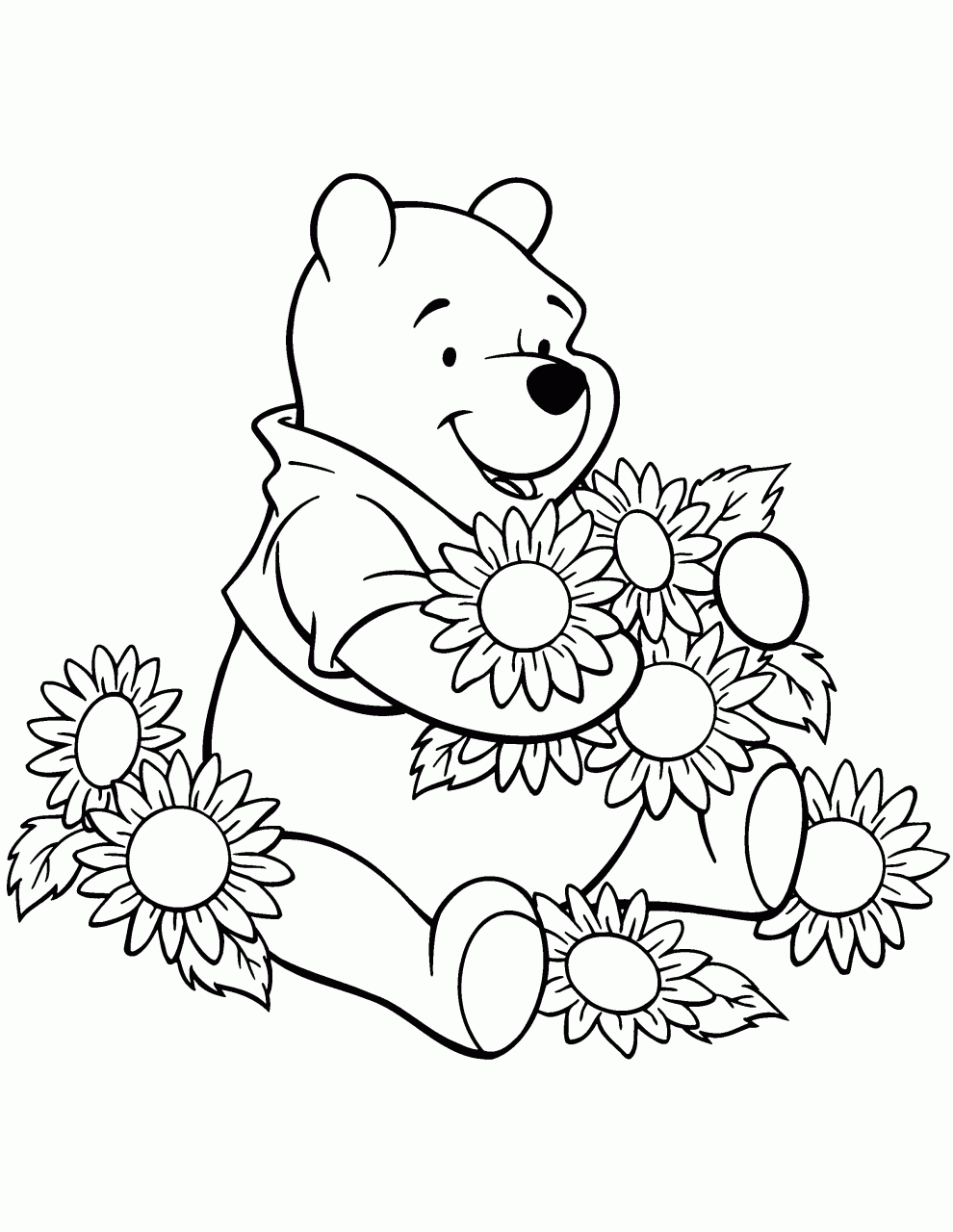 10 Winnie the Pooh Cartoon Coloring Pages for Fun and Adventure