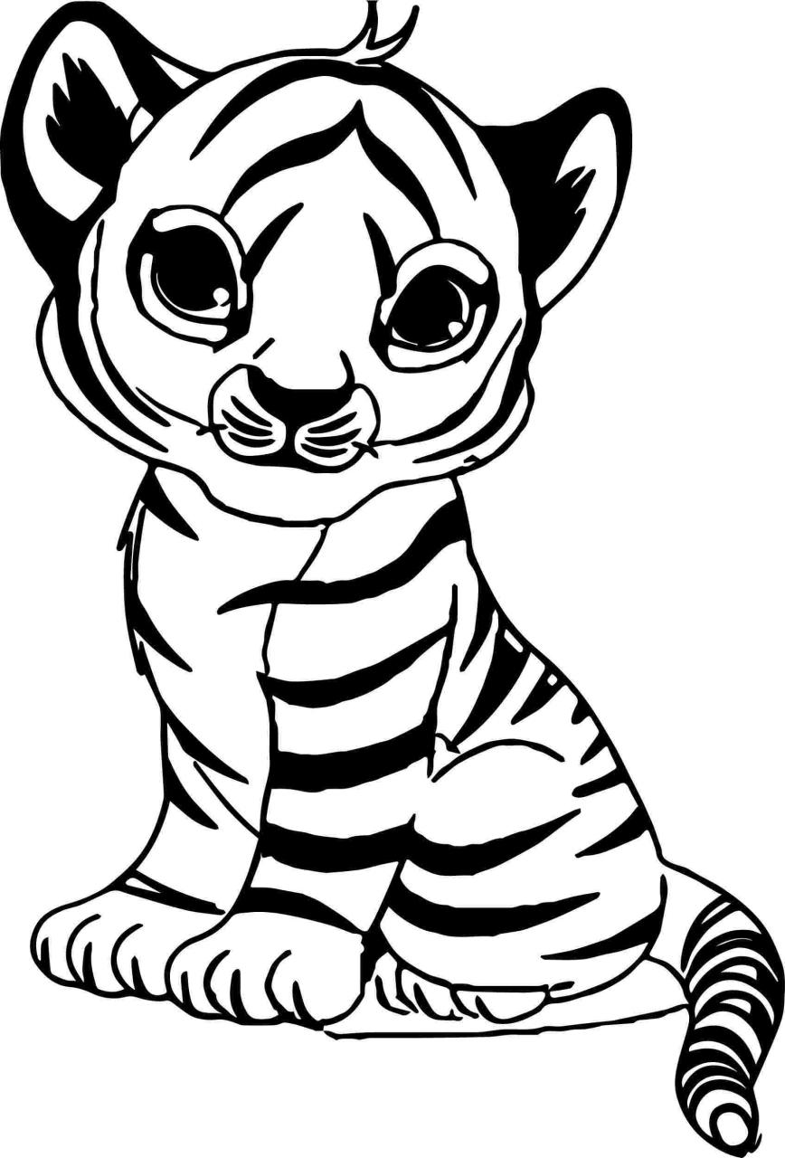 10 Adorable Cartoon Animal Coloring Pages for Kids