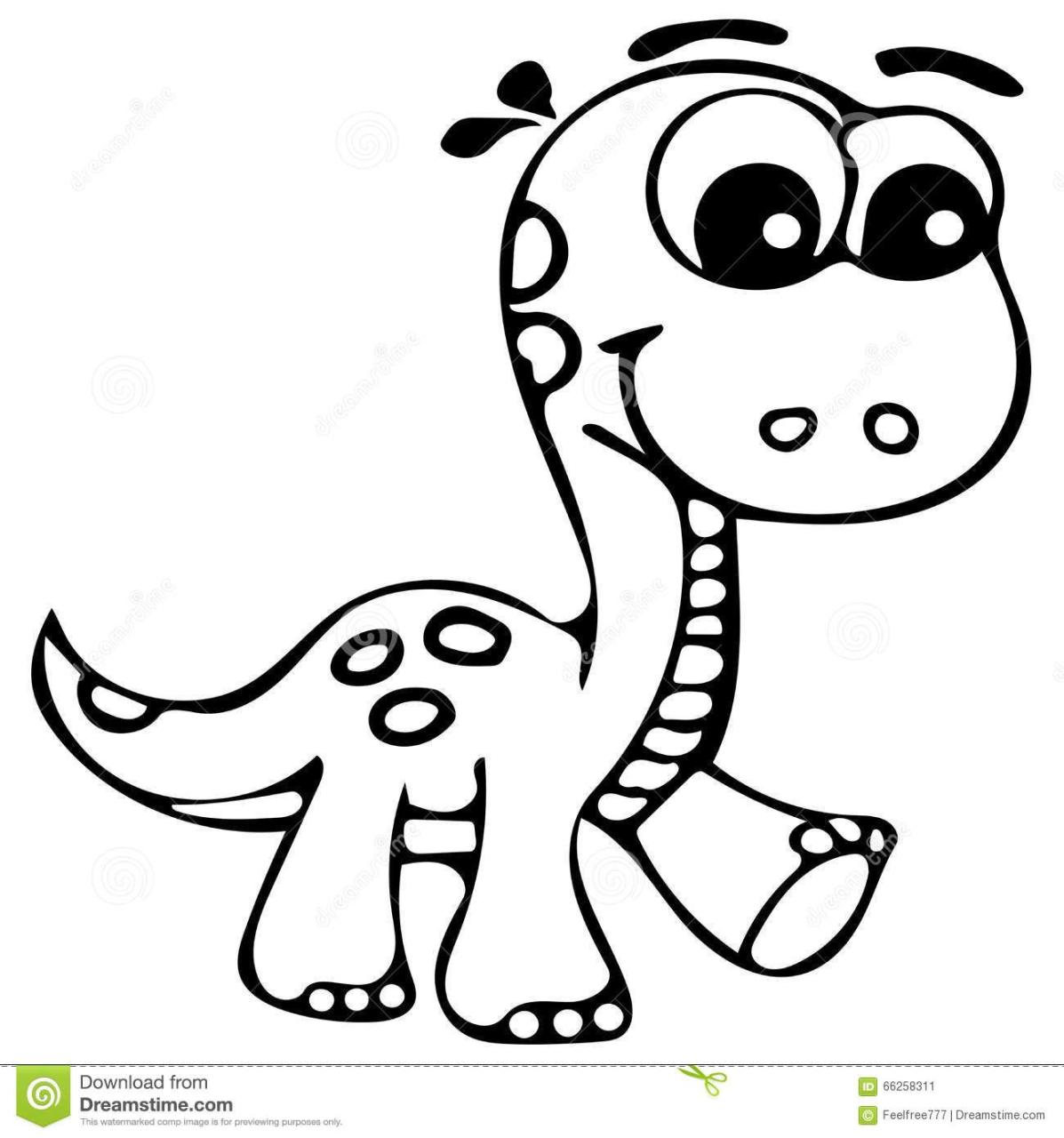 10 Fun Cartoon Dino Coloring Pages for Kids