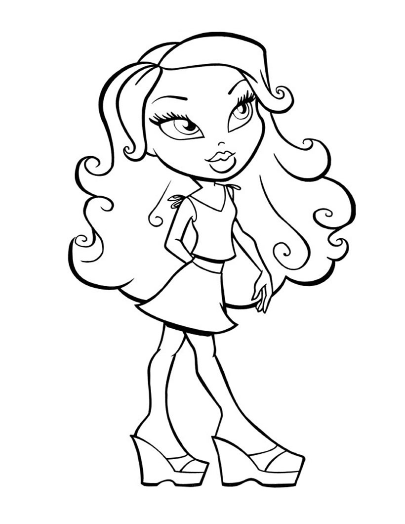 10 Cartoon Women Coloring Pages for Creative Fun