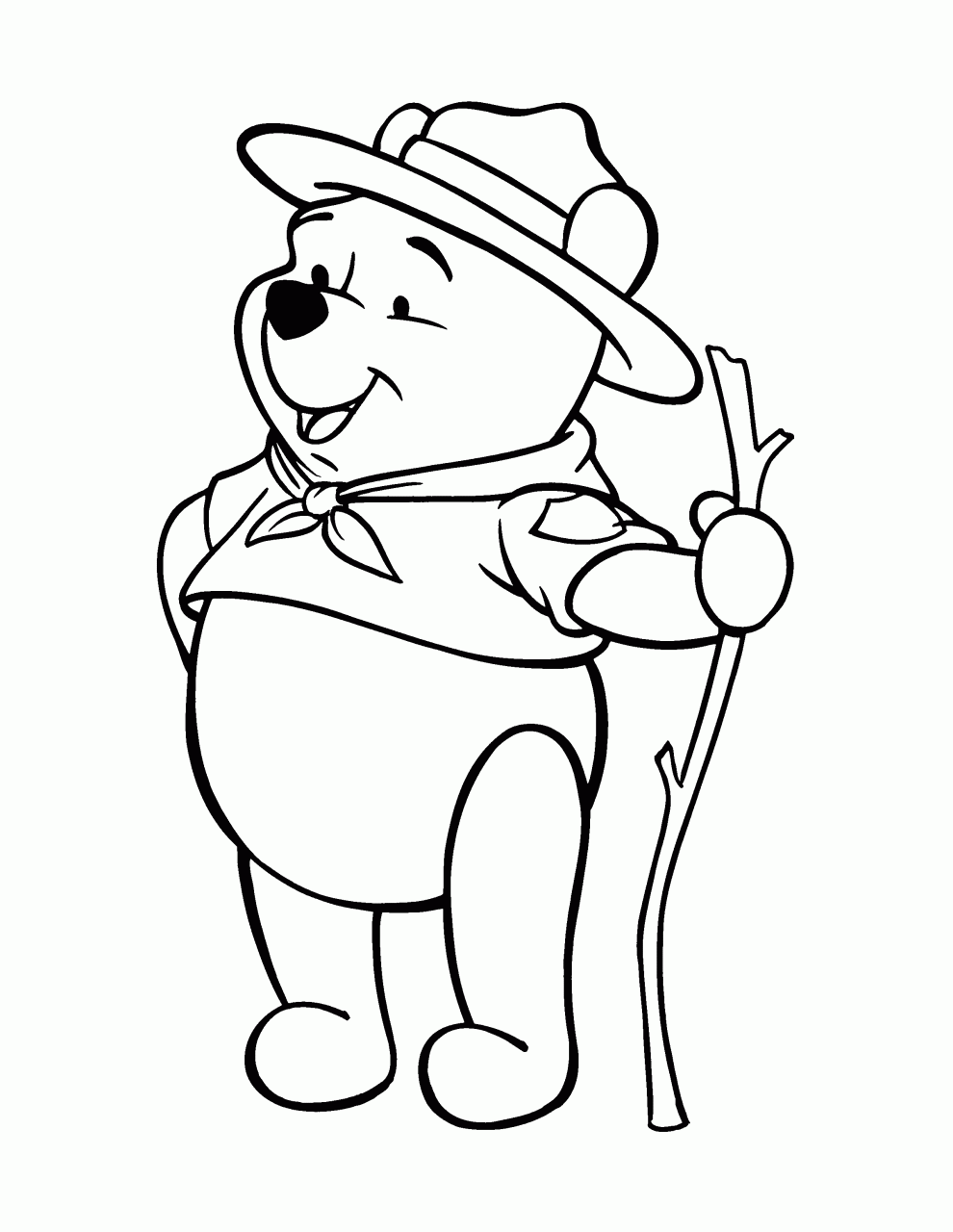 10 Winnie the Pooh Cartoon Coloring Pages for Fun and Adventure