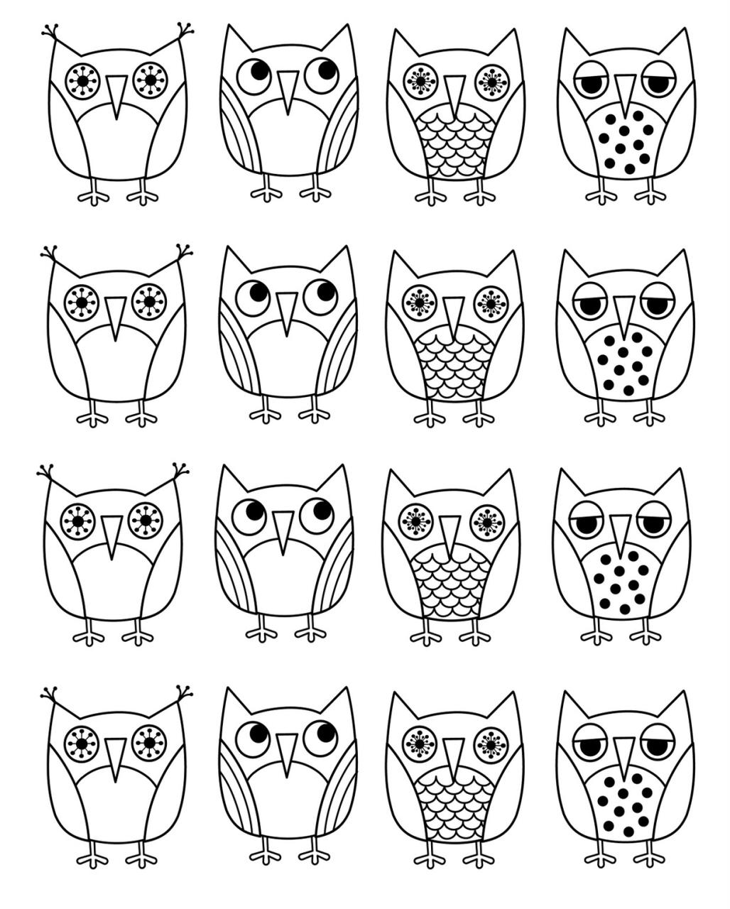 10 Cute Cartoon Owl Coloring Pages to Print: Unleash Your Inner Artist