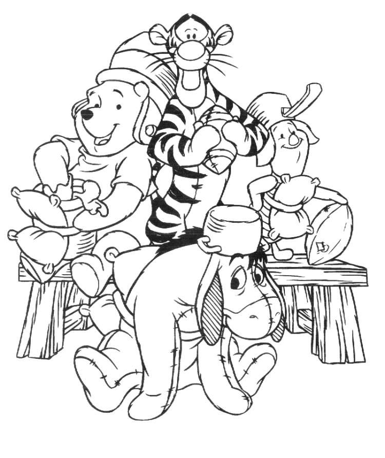 10 Winnie the Pooh Cartoon Coloring Pages for Fun and Adventure