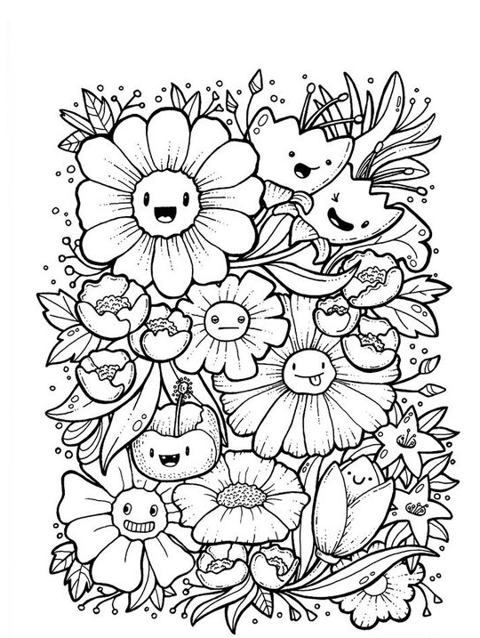 10 Easy Cartoon Coloring Pages for Grown Ups to Try