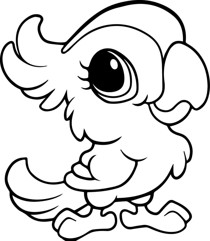 10 Adorable Cartoon Animal Coloring Pages for Kids