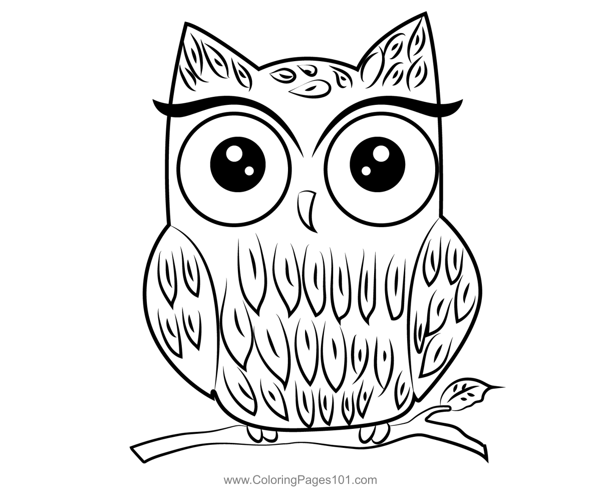 10 Cute Cartoon Owl Coloring Pages to Print: Unleash Your Inner Artist