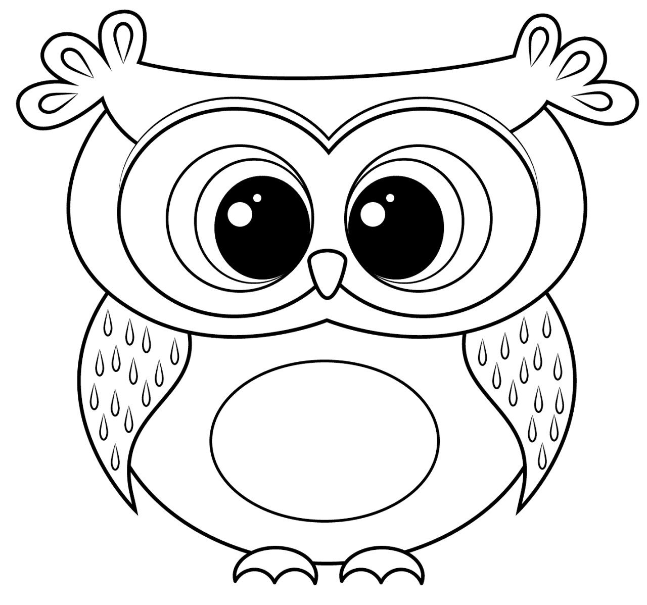 10 Cute Cartoon Owl Coloring Pages to Print: Unleash Your Inner Artist