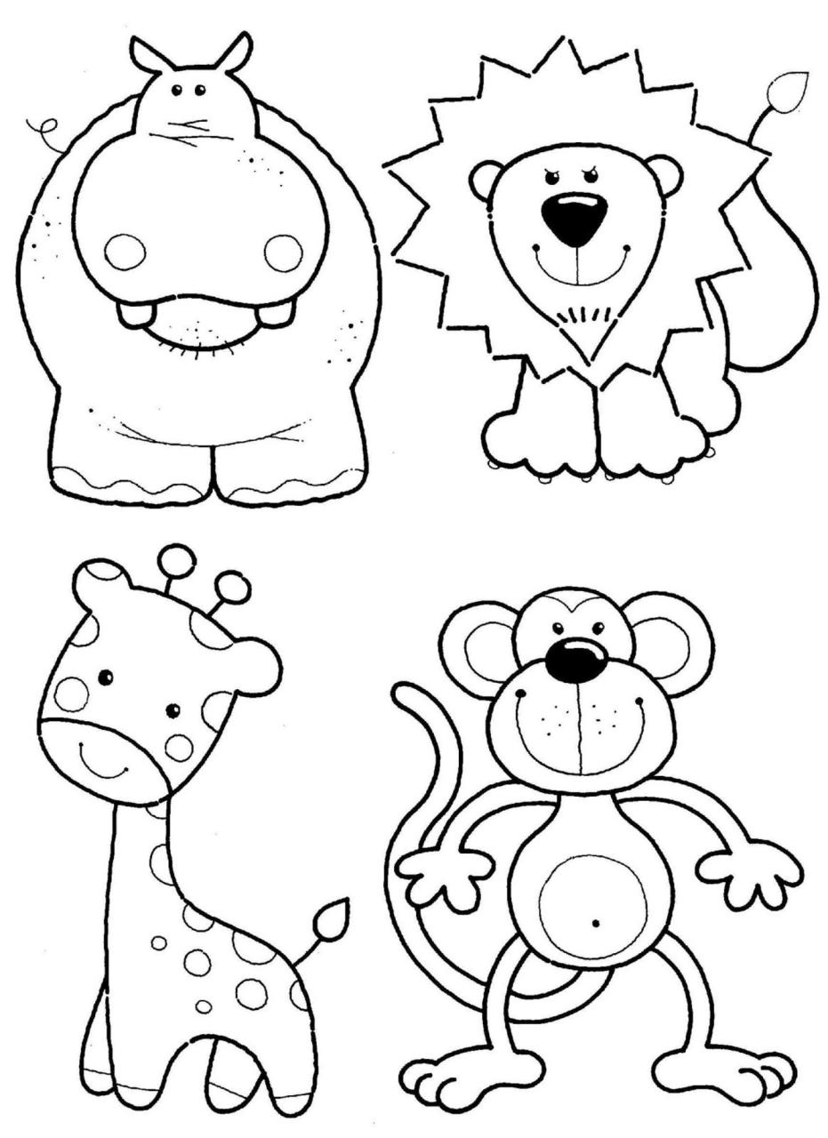 10 Adorable Cartoon Animal Coloring Pages for Kids