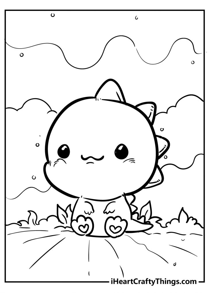 10 Adorable Cartoon Animal Coloring Pages for Kids