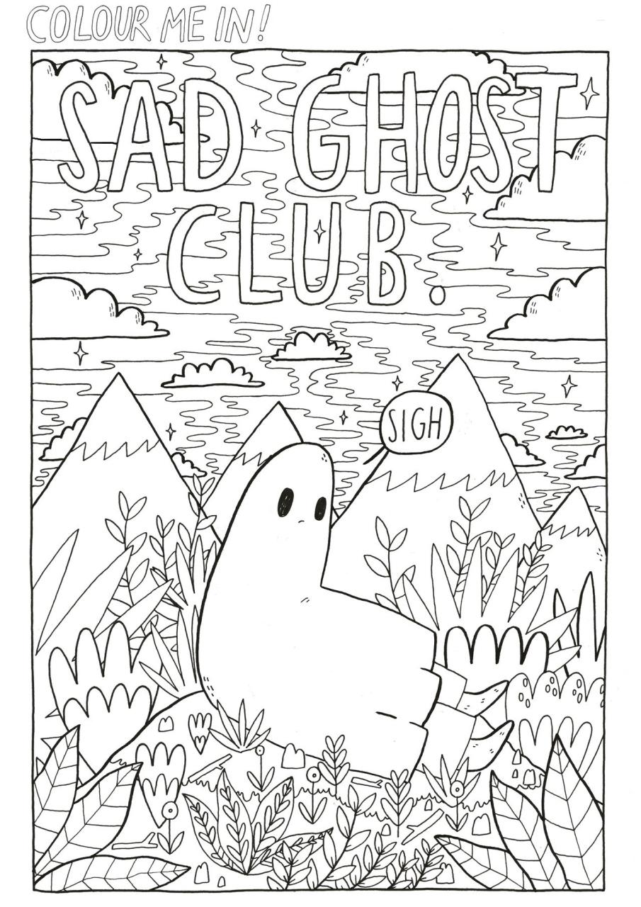 10 Aesthetic Easy Cartoon Coloring Pages to Print