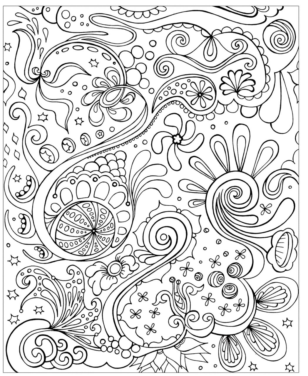 10 Challenging Cartoon Coloring Pages for Artists