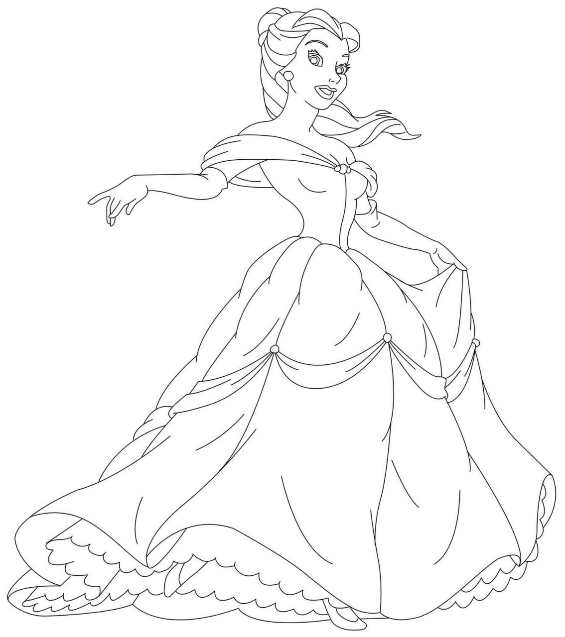 10 Enchanting Cartoon Princess Coloring Pages to Unleash Your Inner Artist