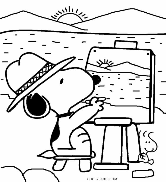 10 Snoopy Cartoon Coloring Pages to Print for Endless Fun and Creativity