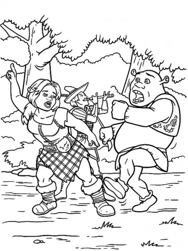 10 Hilarious Shrek Cartoon Coloring Pages to Print for Hours of Fun