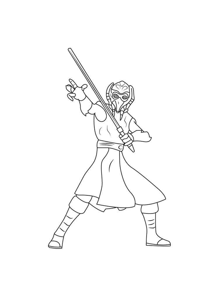 10 Star Wars Cartoon Coloring Pages for Jedi Fans