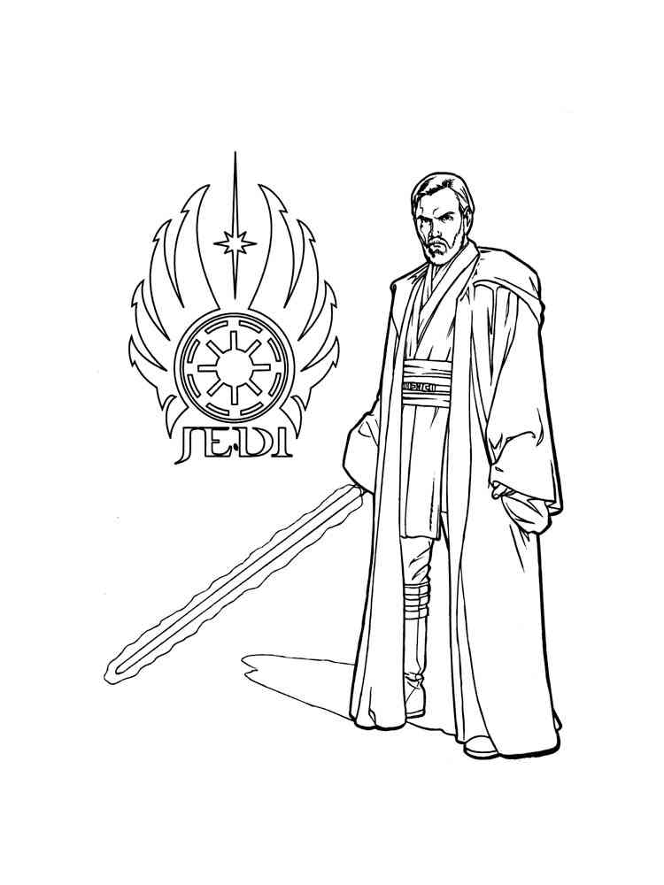 10 Star Wars Cartoon Coloring Pages for Jedi Fans