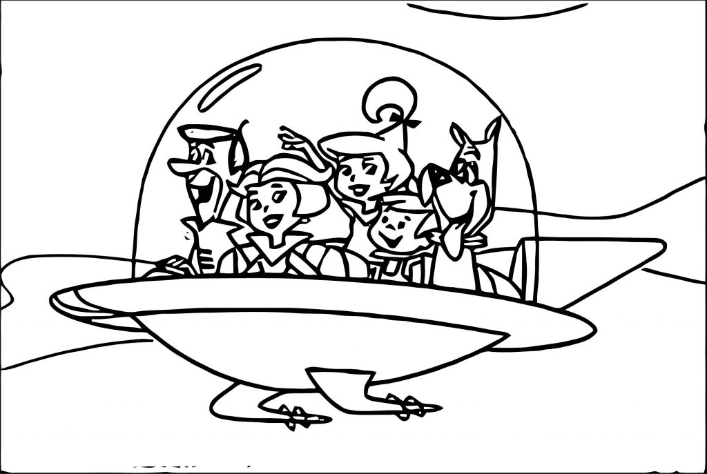 10 Jetsons Cartoon Coloring Pages for Sci-Fi Lovers: A Nostalgic Trip to the Future