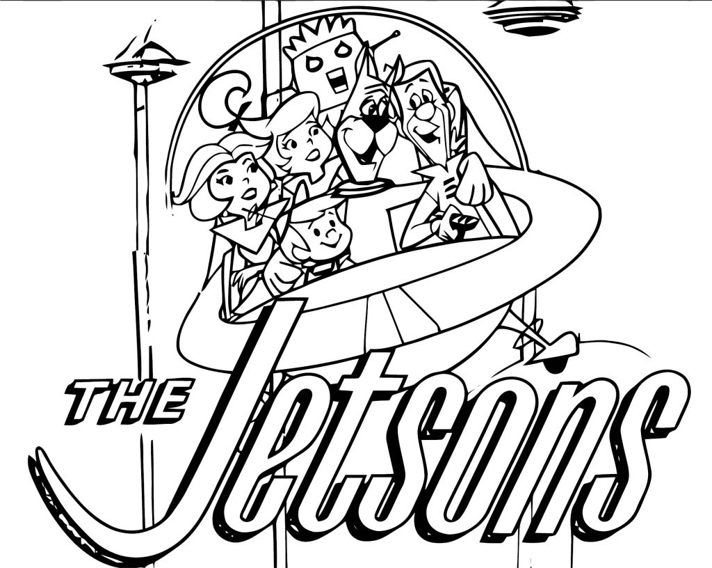 10 Jetsons Cartoon Coloring Pages for Sci-Fi Lovers: A Nostalgic Trip to the Future