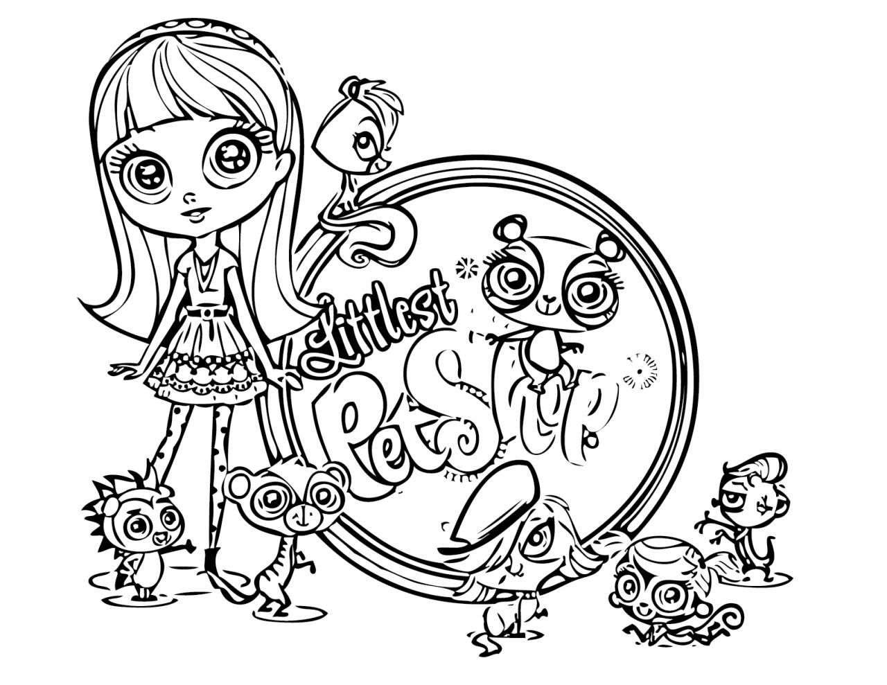 10 Littlest Pet Shop Cartoon Character Coloring Pages for Endless Creative Fun