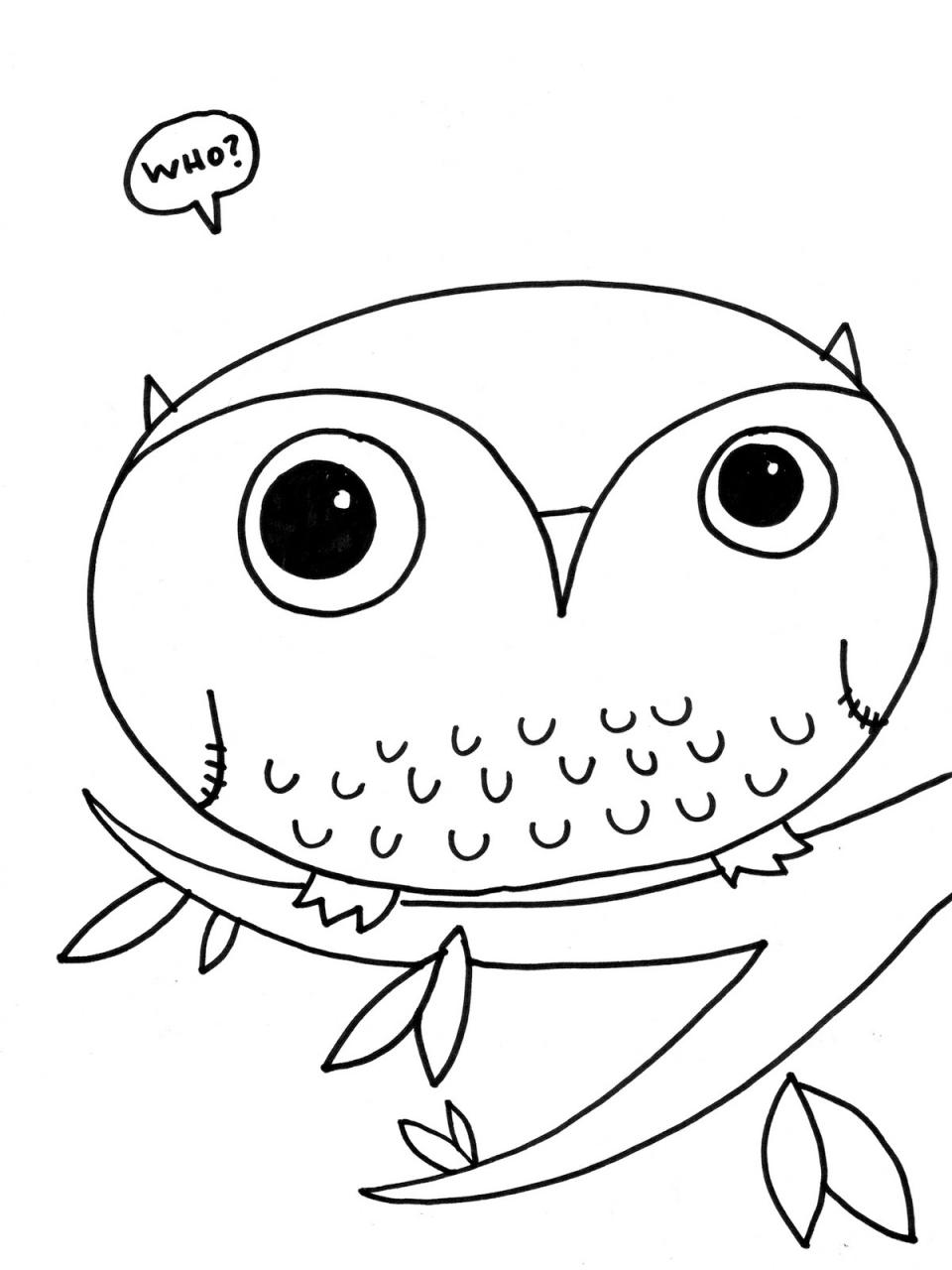 10 Cute Cartoon Owl Coloring Pages to Print: Unleash Your Inner Artist