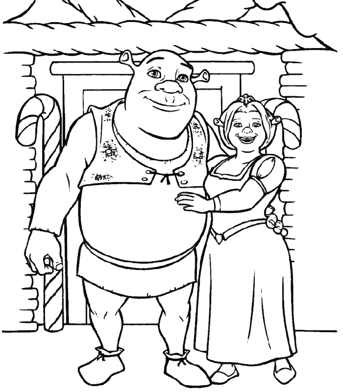 10 Hilarious Shrek Cartoon Coloring Pages to Print for Hours of Fun