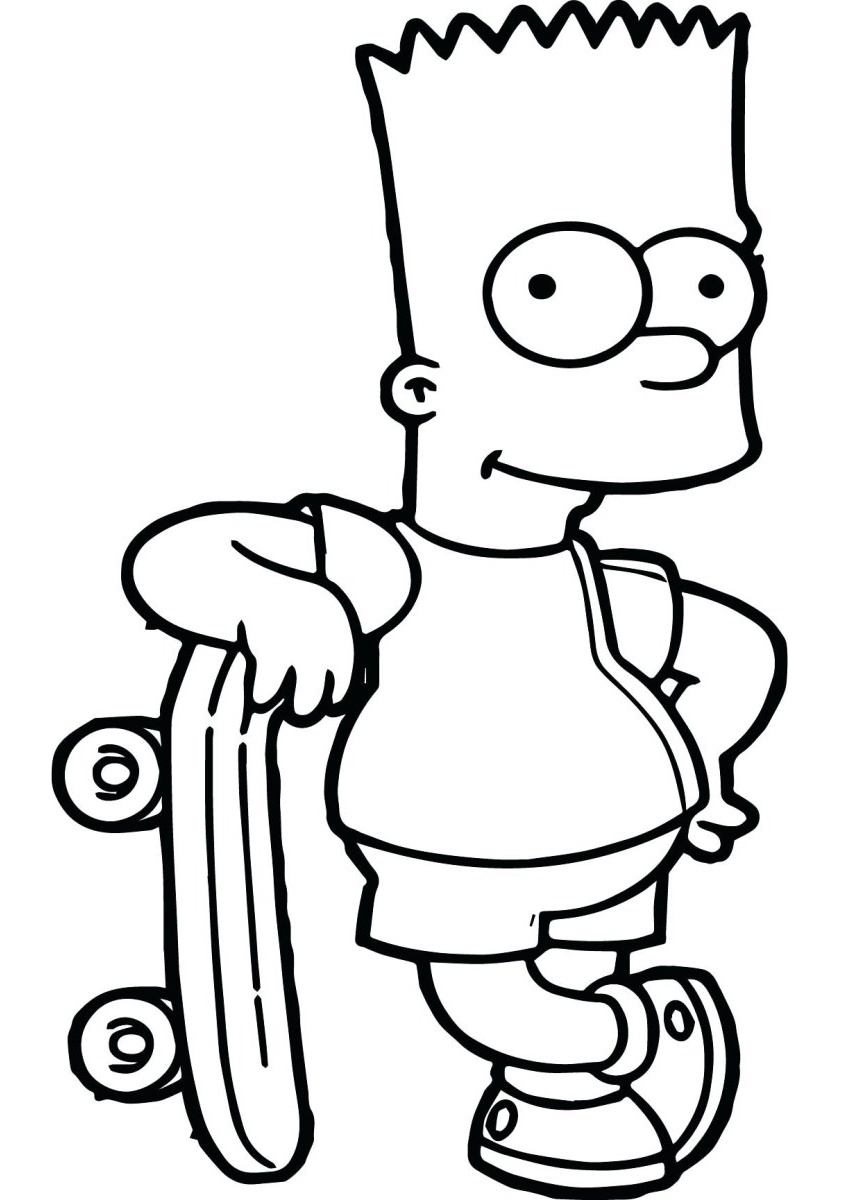 10 Hilarious Simpsons Coloring Pages for Devoted Fans