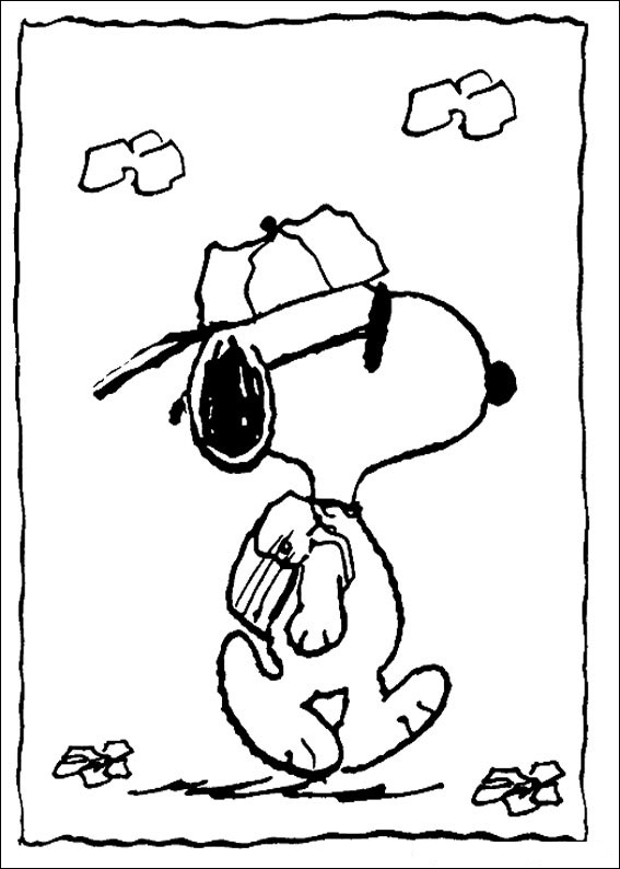 10 Snoopy Cartoon Coloring Pages to Print for Endless Fun and Creativity