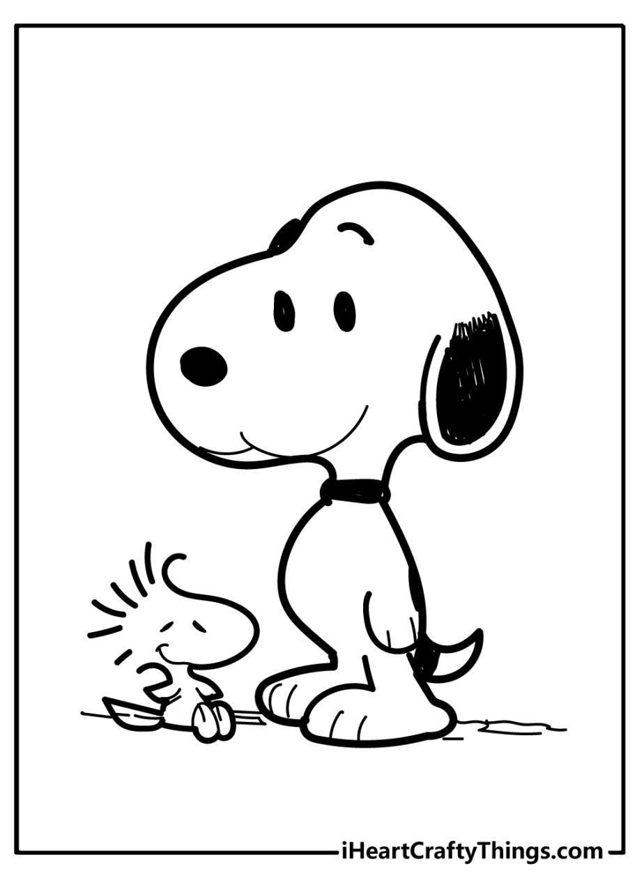 10 Snoopy Cartoon Coloring Pages to Print for Endless Fun and Creativity