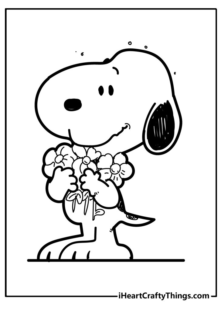 10 Snoopy Cartoon Coloring Pages to Print for Endless Fun and Creativity