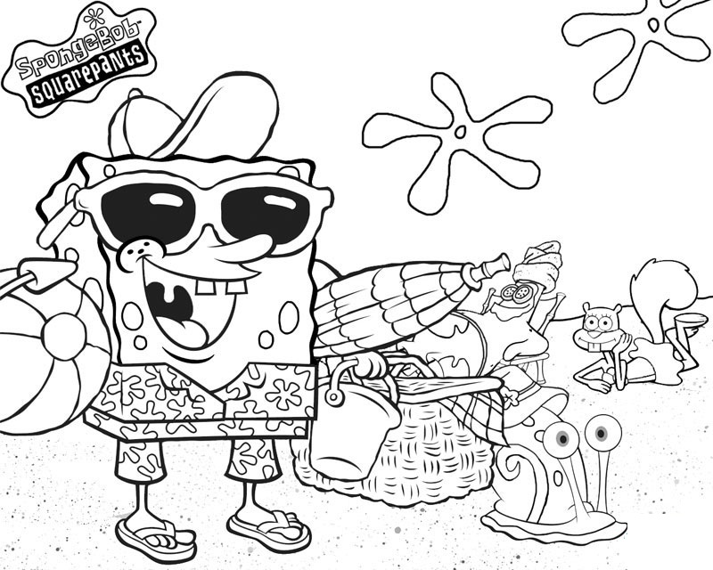 10 Classic SpongeBob Coloring Pages for Kids: Dive into Underwater Adventures