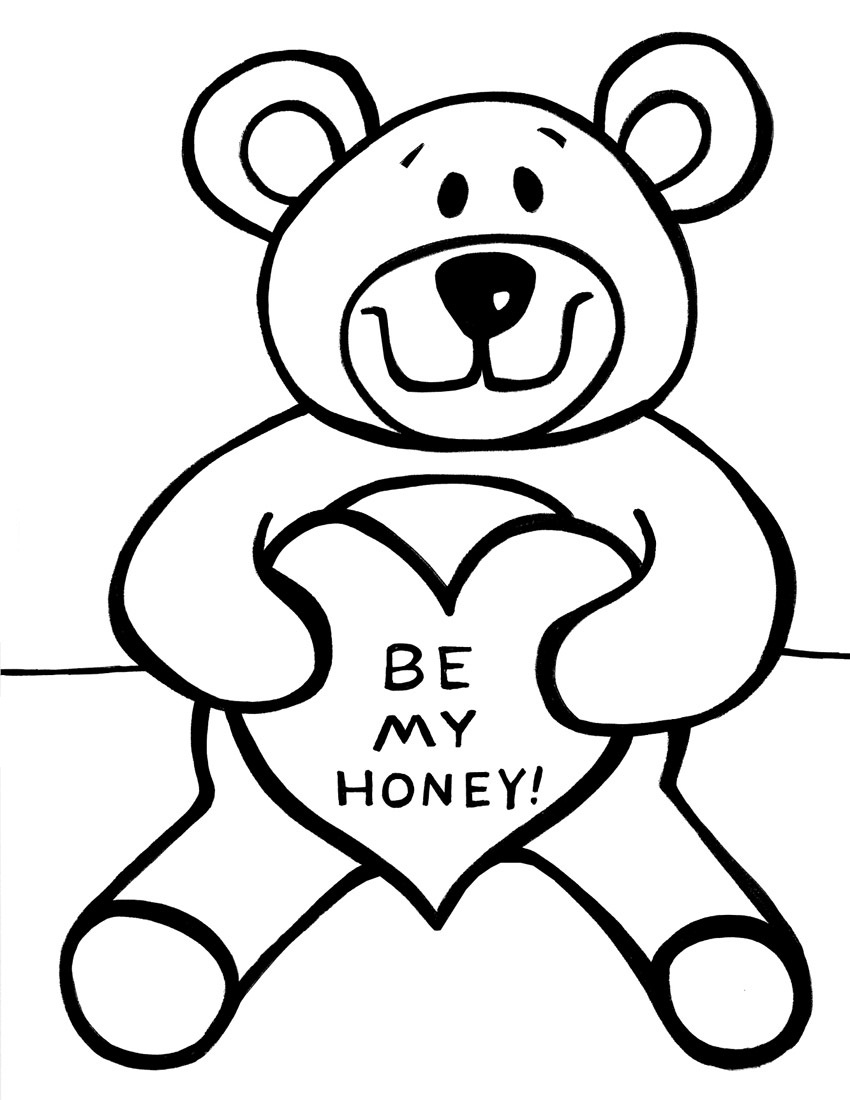 10 Adorable Cartoon Bear Coloring Pages for Kids