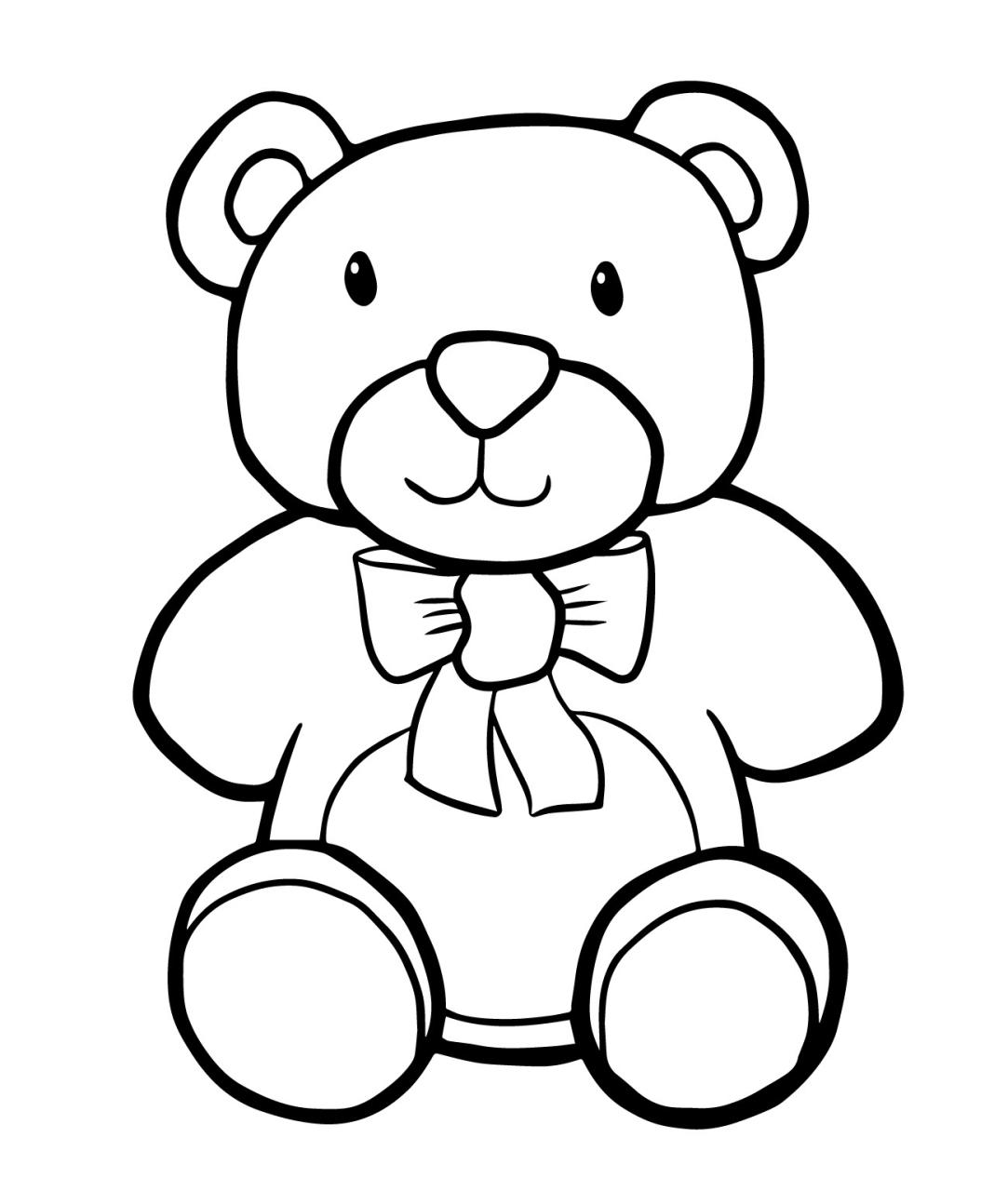 10 Adorable Cartoon Bear Coloring Pages for Kids