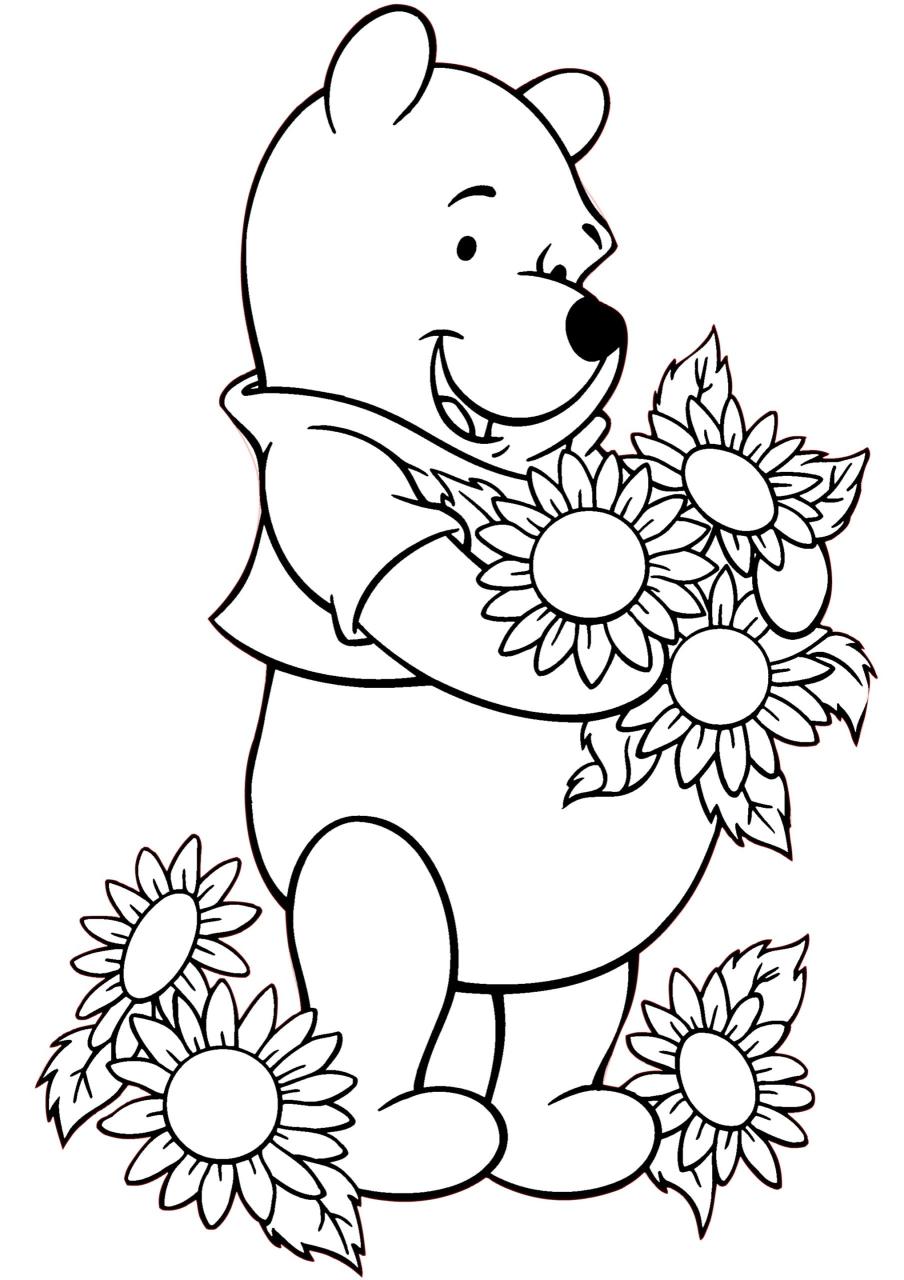 10 Easy Disney Cartoon Coloring Pages to Print