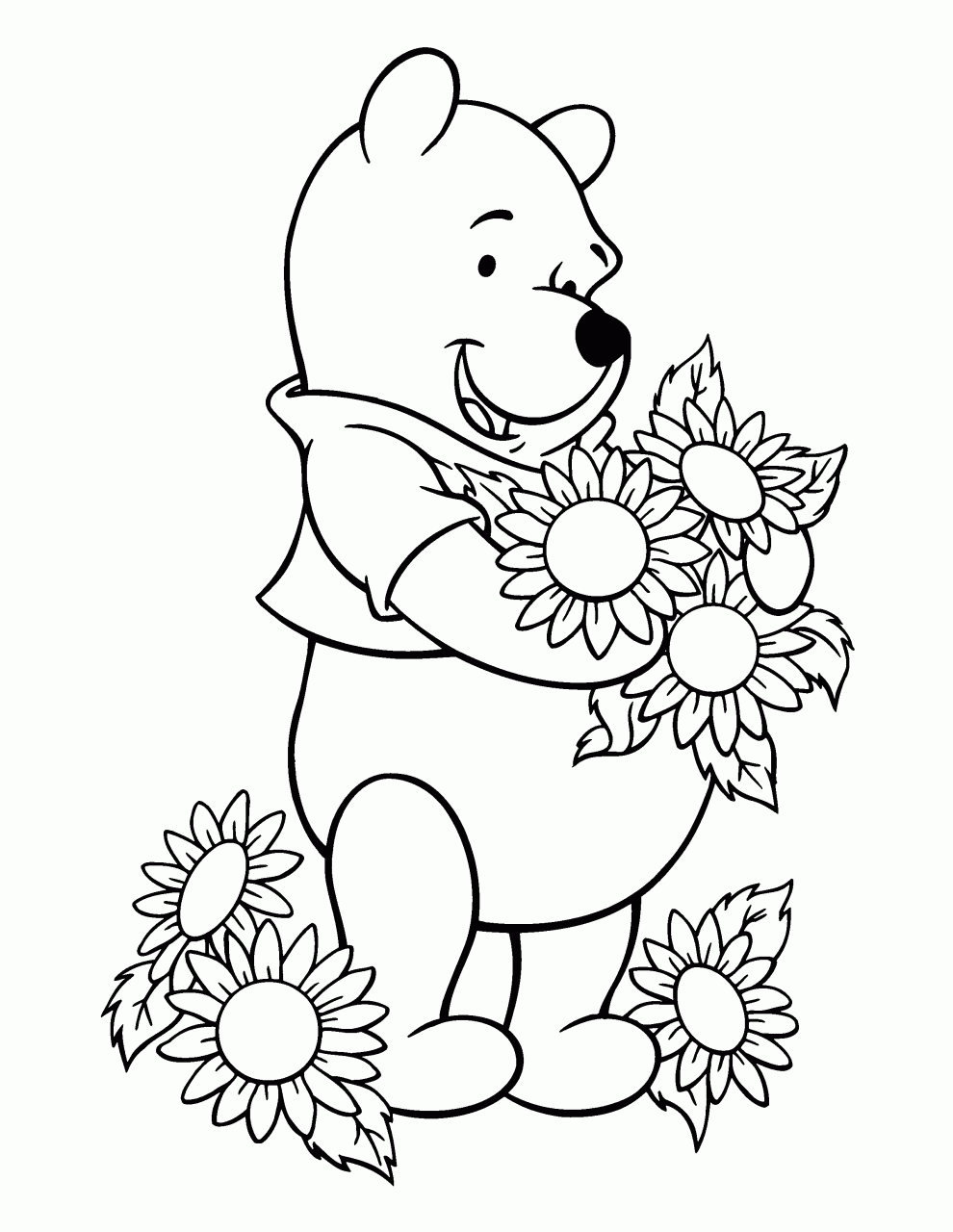 10 Winnie the Pooh Cartoon Coloring Pages for Fun and Adventure