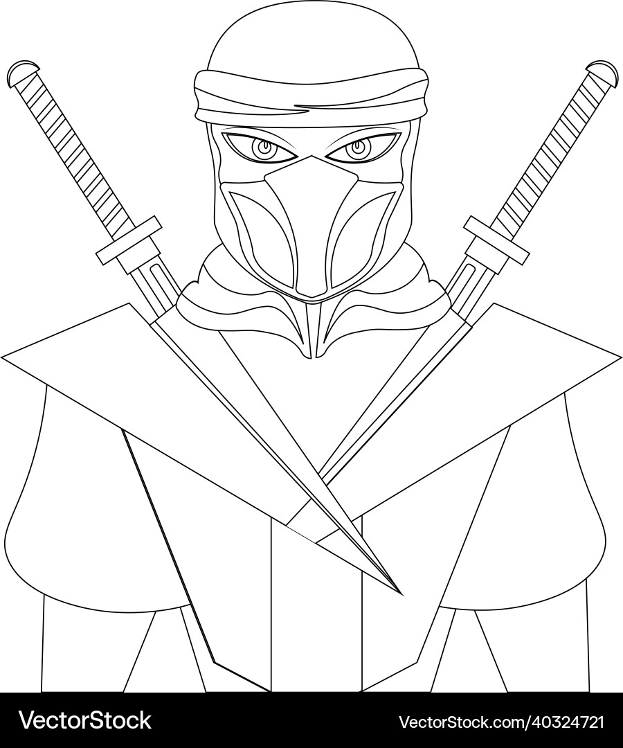 10 Ninja Cartoon Coloring Pages for Adventure Fans