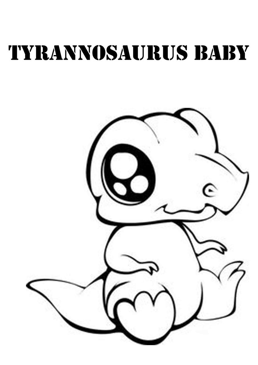 10 Fun Cartoon Dino Coloring Pages for Kids