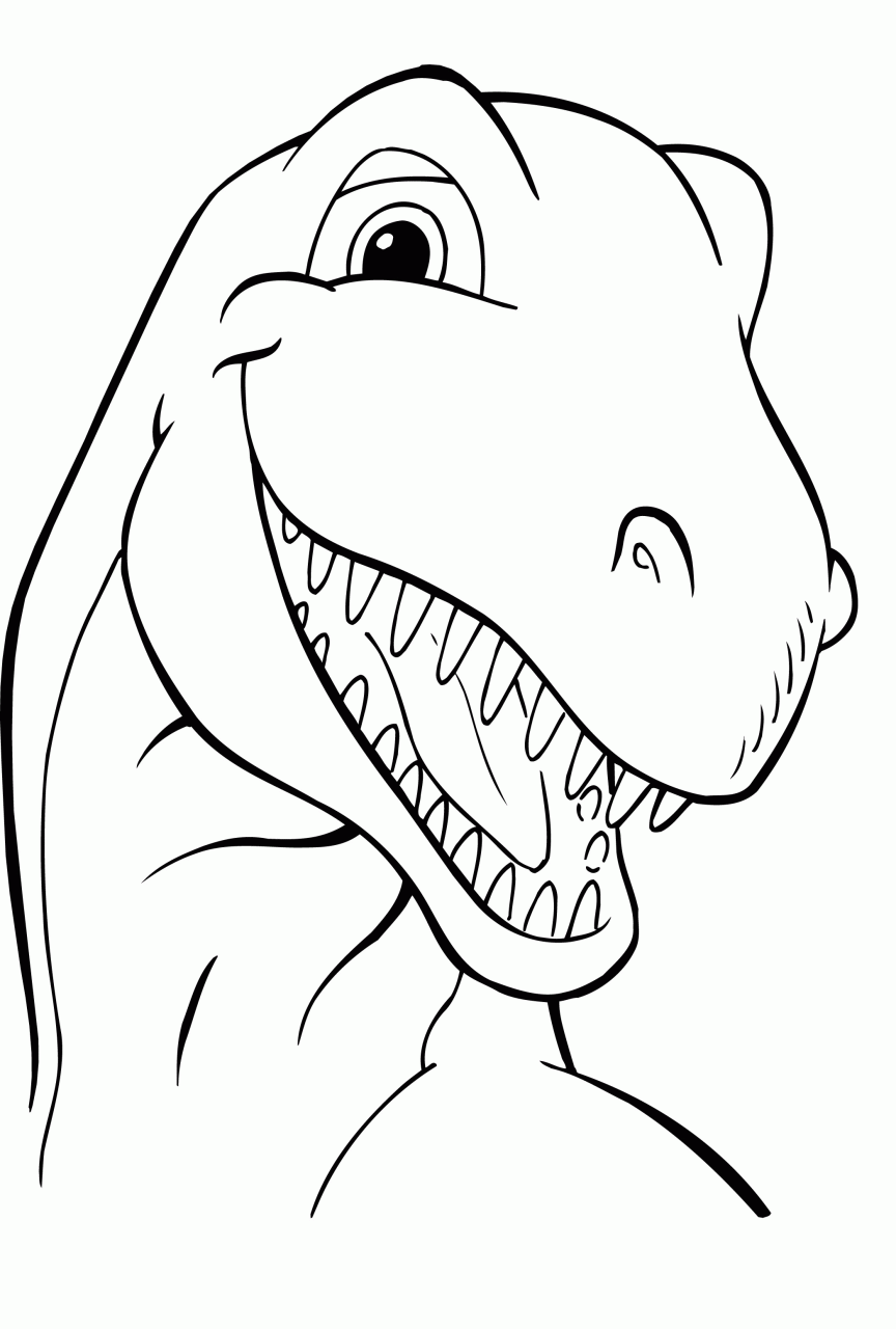 10 Fun Cartoon Dino Coloring Pages for Kids