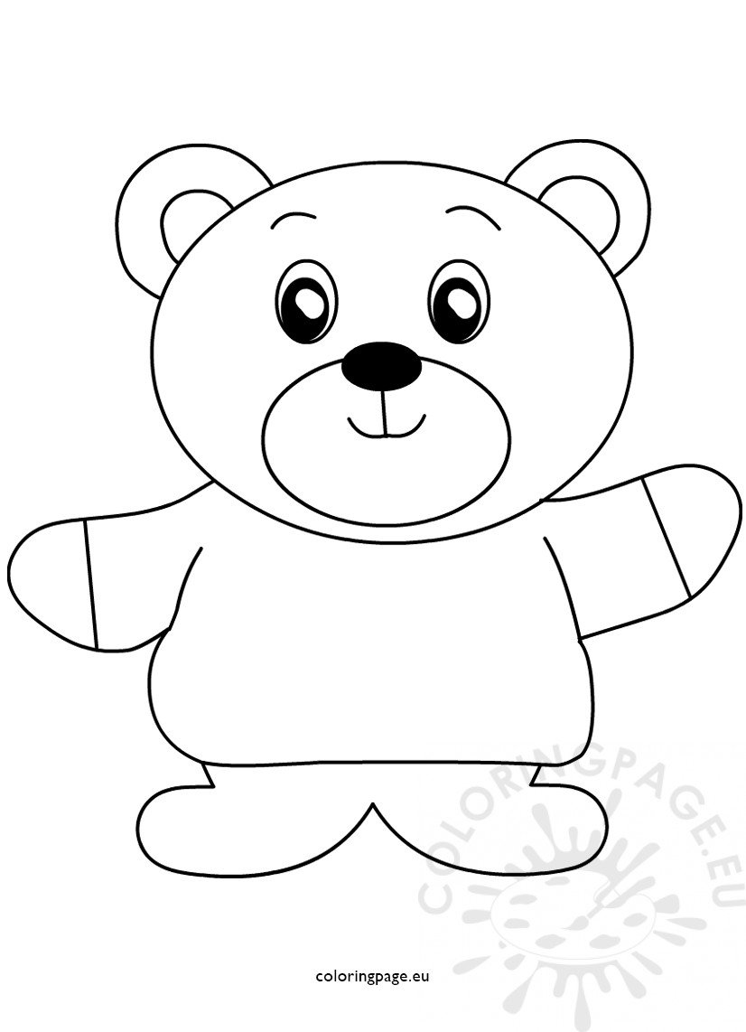 10 Adorable Cartoon Bear Coloring Pages for Kids