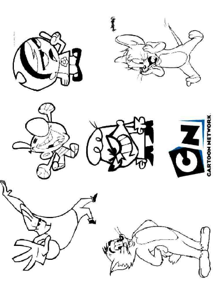 10 Cartoon Network Classics Coloring Pages to Print: Relive Your Childhood Memories