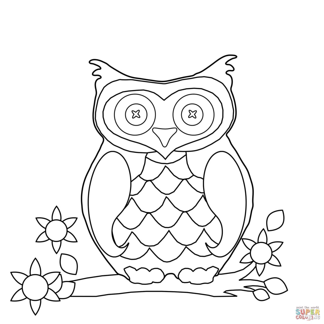 10 Cute Cartoon Owl Coloring Pages to Print: Unleash Your Inner Artist