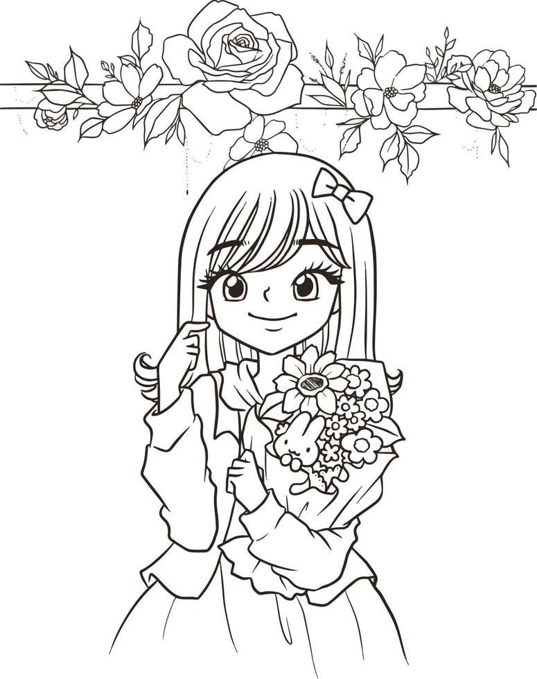 10 Cartoon Women Coloring Pages for Creative Fun