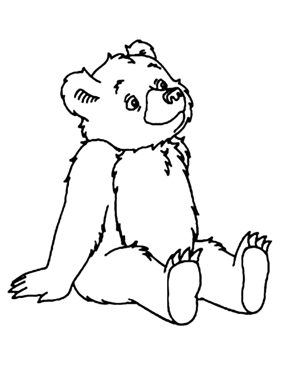 10 Adorable Cartoon Bear Coloring Pages for Kids